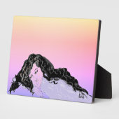 Easel mit Leinwand : Gedanken an Sie Fotoplatte (Seite)