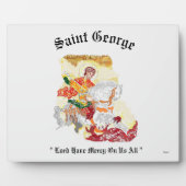 Easel mit Leinwand : Saint George Fotoplatte (Vorderseite)