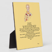Easel mit Leinwand : St. Nikolaus Gebet Fotoplatte (Seite)