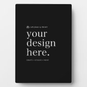 Easel Sign Your Design Upload 5" x 7" Plaque Fotoplatte (Vorderseite)