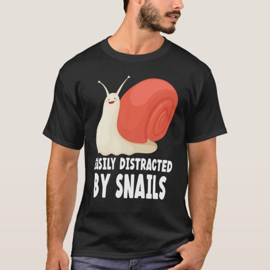 easily by snails snail T-Shirt (Vorderseite)