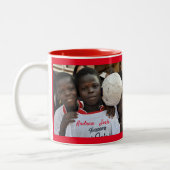 Easily Create Your Personalised Custom Photo Mug Zweifarbige Tasse (Links)