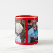 Easily Create Your Personalised Custom Photo Mug Zweifarbige Tasse (Mittel)