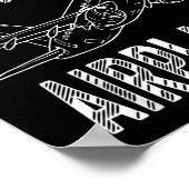 Easily Distracted By Airplanes Funny Plane Lovers  Poster (Ecke)