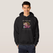 Easily Distracted By Axolotls And Books Axolotl Wh Hoodie (Vorne ganz)