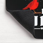 Easily Distracted By Birds Cute Funny Quote Bird L Mousepad (Ecke)