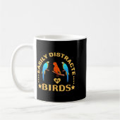 Easily Distracted By Birds Funny Quote Bird Lovers Kaffeetasse (Links)