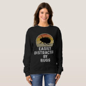 Easily Distracted By Bugs Entomologist Gif Sweatshirt (Vorne ganz)