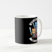 Easily Distracted By Cats &amp; Side Quests Funny  Kaffeetasse (VorderseiteRechts)