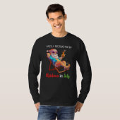 Easily Distracted By Christmas In July Santa Claus T-Shirt (Vorne ganz)
