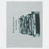 Easily Distracted by Classics Fleecedecke (Vorderseite)