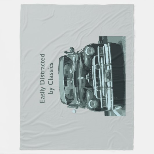 Easily Distracted by Classics Fleecedecke (Vorderseite)