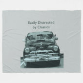 Easily Distracted by Classics Fleecedecke (Vorderseite (Horizontal))