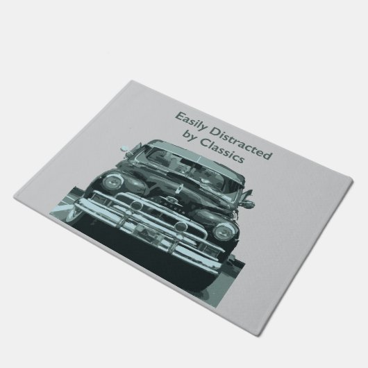 Easily Distracted by Classics Fußmatte (Schrägansicht)