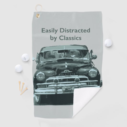 Easily Distracted by Classics Golfhandtuch (Insitu)