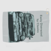 Easily Distracted by Classics Golfhandtuch (Horizontal)