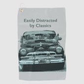 Easily Distracted by Classics Golfhandtuch (Vorderseite)