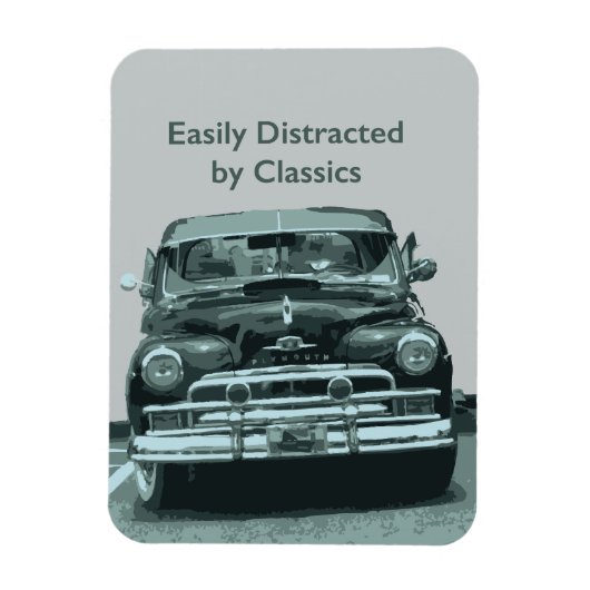 Easily Distracted by Classics Magnet (Vertikal)