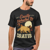 Easily distracted by Coatis T-Shirt (Vorderseite)