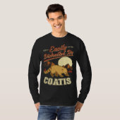 Easily distracted by Coatis T-Shirt (Vorne ganz)