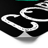 Easily Distracted By Cornish Rex Cats Poster (Ecke)