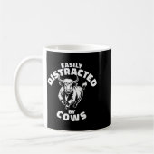 Easily Distracted By Cows Western Highland Cow Kaffeetasse (Links)