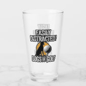 Easily Distracted by Dogs and Golf Glas (Rückseite)