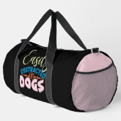 Easily Distracted By Dogs Duffle Bag (Rechte Ecke)