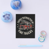 Easily Distracted By Feuerwehrautos Flyer (Einzeln)