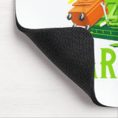 Easily Distracted By Garbage Trucks Funny Truck Lo Mousepad (Ecke)