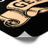 Easily Distracted By Genealogy Poster (Ecke)