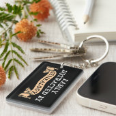 Easily Distracted By Genealogy Schlüsselanhänger (Vorderseite rechts)