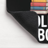 Easily Distracted By Goldens & Books - Golden Mousepad (Ecke)