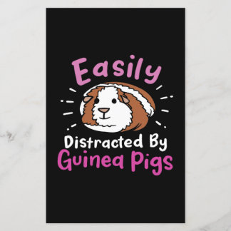 Easily Distracted By Guinea Pigs Cute Pet Lover