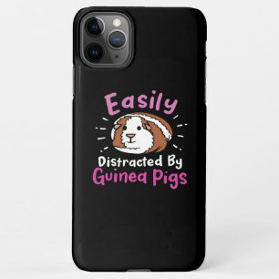 Easily Distracted By Guinea Pigs Cute Pet Lover iPhone 11Pro Max Hülle