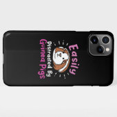 Easily Distracted By Guinea Pigs Cute Pet Lover iPhone Hülle (Rückseite (Horizontal))