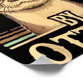 Easily Distracted By Otters Funny Otters Lovers Jo Poster (Ecke)