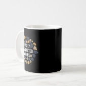 Easily Distracted By Rocks Funny Geology Rock Coll Kaffeetasse (Vorderseite Links)