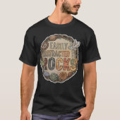 Easily Distracted By Rocks Funny Rock Collector T-Shirt (Vorderseite)