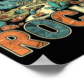 Easily Distracted By Rocks Geology Geologist Colle Poster (Ecke)