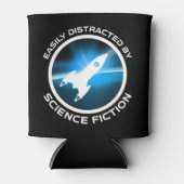 Easily Distracted By Science Fiction Dosenkühler (Vorderseite)