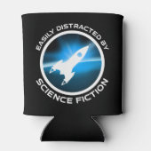 Easily Distracted By Science Fiction Dosenkühler (Rückseite)