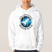 Easily Distracted By Science Fiction Hoodie (Vorderseite)