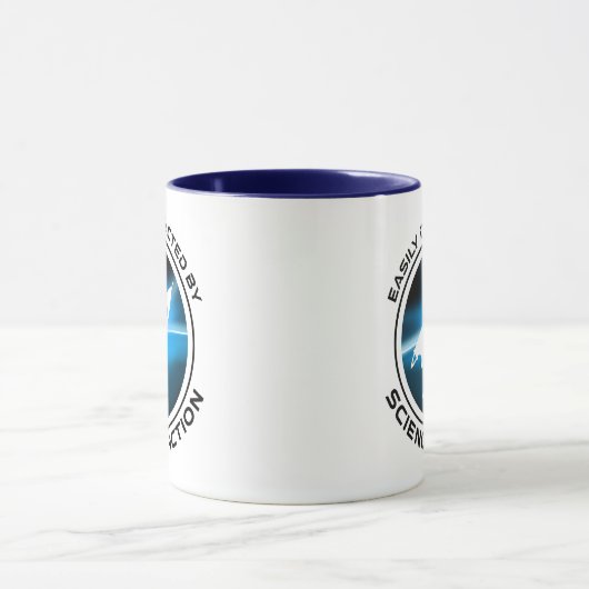 Easily Distracted By Science Fiction Tasse (Zentrum)