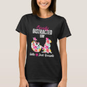Easily Distracted By Sloths And Jack Russells D T-Shirt (Vorderseite)