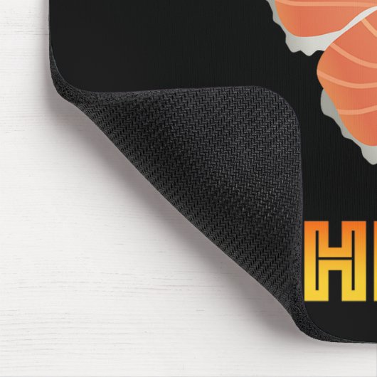 Easily Distracted By Sushi Bars Mousepad (Ecke)