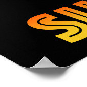 Easily Distracted By Sushi Bars Poster (Ecke)