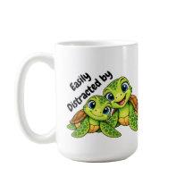 Easily Distracted by Turtles | Süße Meerestiere Ta