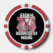 Easily Distracted By Violins Pokerchips (Vorderseite)