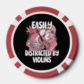 Easily Distracted By Violins Pokerchips (Rückseite)